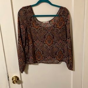 Nordstrom purple blouse
